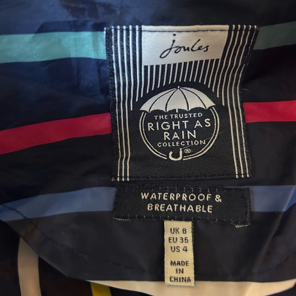 Colorful Striped Rain jacket - Picture 8 of 8